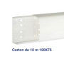 Carton de 12 mètres de conduit de climatisation CND 120x75 1 compartiment blanc