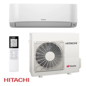 Climatiseur Mural Réversible HITACHI AirHome 400 6,5 kW - Mono-split Inverter R32 Wi-Fi (RAK-DJ65PHAE / RAC-DJ65PHAE)