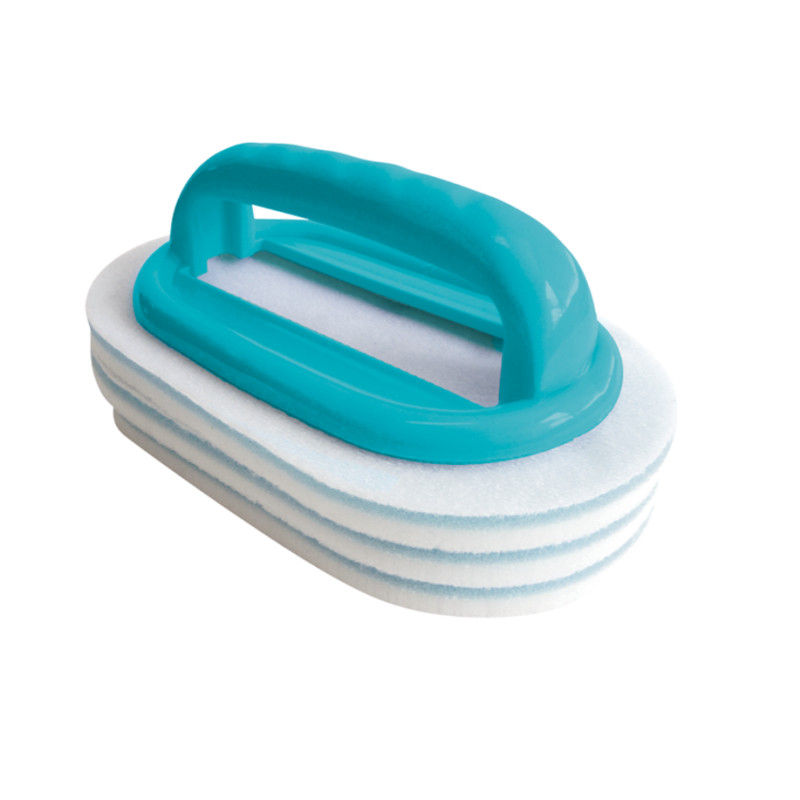 Bayrol Lot De 6 Accessoires Piscine - Épuisette, Brosses Et Thermomètre Avec Étagère Murale