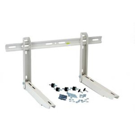 Support pré-monté mural acier prof. 460mm, BT, niveau, plots charge max 2X70kg