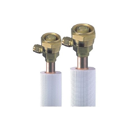 Liaison tirée au vide tous fluides PE blanc 1/4-3/8 7m avec 4 raccords PA