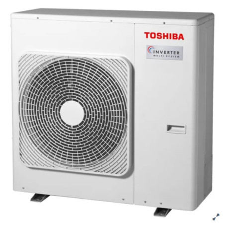 Groupe Extérieur Multi-split TOSHIBA 10,0 kW - 5 unités intérieures max, R32 (RAS-5M34G3AVG-E1)