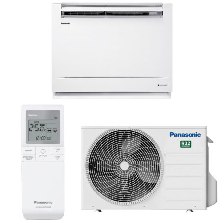 Climatiseur Console Réversible PANASONIC 3,5 kW - Mono-split Inverter R32 Double Flux & Nanoe X (CS-Z35UFEAW / CU-Z35UBEA)