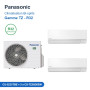 Panasonic Climatisation Bi-splits - Gamme TZ - R32 - CU-2Z35TBE + 2 x CS-TZ20ZKEW