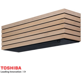 Climatiseur Mural Réversible TOSHIBA Daiseikai 10 2,5 kW Bois - Mono-split R32 Wi-Fi (RAS-B10S4KVDG-E)