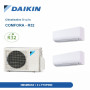Pack Climatisation Bi-split DAIKIN Comfora 2 pièces - 2MXM50 + FTXP25 + FTXP25 R32