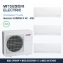 Pack Climatisation Tri-split MITSUBISHI Electric AY 3 pièces - MXZ-3F68VF + 2,5 kW + 2 x 3,5 kW R32 Wi-Fi