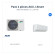 Pack AUX AM2-H18/4DR3S + 2 x 2,64 kW | Planète Air