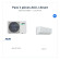Pack AUX AM3-H21/4DR3 + 3 x 2,64 kW | Planète Air