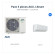Pack AUX AM5-H42/4DR3 + 5 x 2,64 kW | Planète Air
