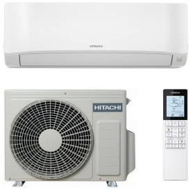 Climatiseur Mural Réversible HITACHI AirHome 200 2,4 kW - Mono-split Inverter R32 (RAK-CJ25PHAE / RAC-CJ25WHAE)
