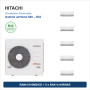Pack Climatisation Penta-split HITACHI airHome 600 5 pièces - RAM-G110N5HCE + 5 x RAK-VJ18RHAE