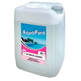 Bidon pH Moins liquide PRO AQUAPURE 20 L - 37 % - piscine professionnelle