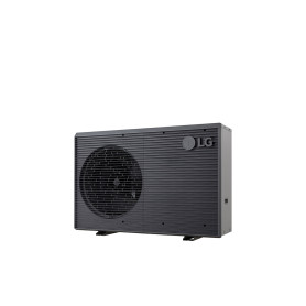 Pompe à chaleur air-eau LG Therma V 9 kW - Monobloc réversible R32, 65 °C, monophasé, finition noire (HM091MRS.UA40)
