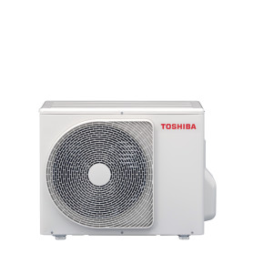 Pompe à chaleur air-eau TOSHIBA Estia 6 kW - Tout-en-un ballon 210 L, bi-bloc R32 (HWT-601F21SM3W-E / HWT-601HW-E)