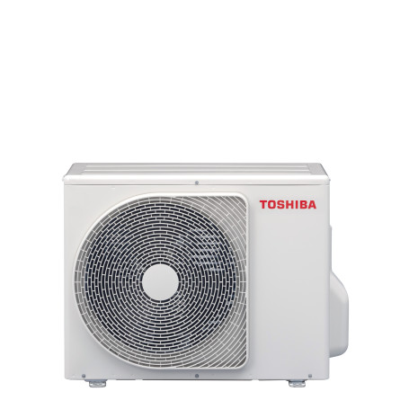 Pompe à chaleur air-eau TOSHIBA Estia 6 kW - Tout-en-un ballon 210 L, bi-bloc R32 (HWT-601F21SM3W-E / HWT-601HW-E)