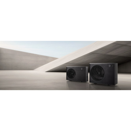 Pompe à chaleur air-eau LG Therma V R290 5,5 kW - Monobloc R290, 75 °C (HM051HFS.UA41)