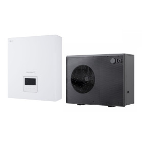 Pompe à chaleur air-eau LG Therma V R290 9 kW - Monobloc R290, 75 °C (PHCS0.ENCXLEU / HM091HF.UB40)