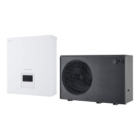 Pompe à chaleur air-eau LG Therma V R290 16 kW - Monobloc R290, 75 °C (PHCS0.ENCXLEU / HM161HF.UB60)