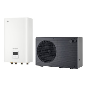 Pompe à chaleur air-eau LG Therma V R290 16 kW - Monobloc R290, 75 °C, triphasé (HN1639HC.NK0 / HM163HF.UB60)