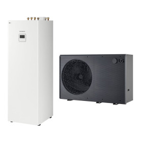 Pompe à chaleur air-eau LG Therma V R290 12 kW - Tout-en-un R290, 75 °C (HN1616HY.NK0 / HM121HF.UB60)