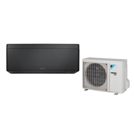 Climatiseur Mural Réversible DAIKIN Stylish 2,0 kW Noir - Mono-split R32 Wi-Fi (FTXA20CB / RXA20A9)