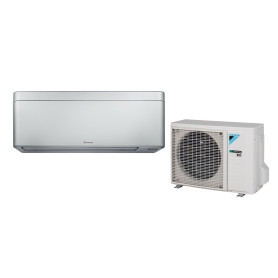 Climatiseur Mural Réversible DAIKIN Stylish 2,0 kW Argent - Mono-split R32 Wi-Fi (FTXA20CS / RXA20A9)