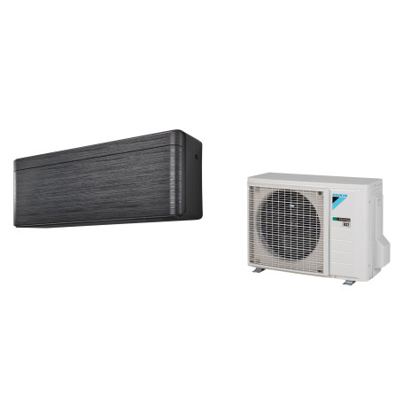 Climatiseur Mural Réversible DAIKIN Stylish 2,0 kW Blackwood - Mono-split R32 Wi-Fi (FTXA20BT / RXA20A9)