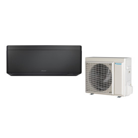 Climatiseur Mural Réversible DAIKIN Stylish 4,2 kW Noir - Mono-split R32 Wi-Fi (FTXA42CB / RXA42B9)