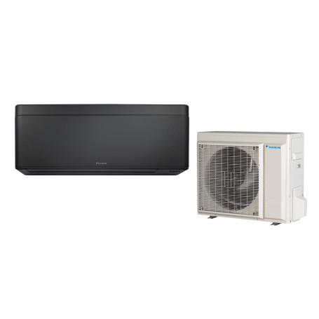 Climatiseur Mural Réversible DAIKIN Stylish 4,2 kW Noir - Mono-split R32 Wi-Fi (FTXA42CB / RXA42B9)