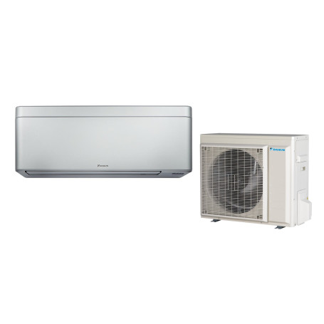 Climatiseur Mural Réversible DAIKIN Stylish 4,2 kW Argent - Mono-split R32 Wi-Fi (FTXA42CS / RXA42B9)