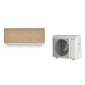 Climatiseur Mural Réversible DAIKIN Stylish 5,0 kW Effet Bois Clair - Mono-split R32 Wi-Fi (FTXA50DP / RXA50B8)