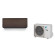 Climatiseur Mural Réversible DAIKIN Stylish 3,4 kW Effet Cuir Marron Foncé - Mono-split R32 Wi-Fi (FTXA35DL / RXA35A8)