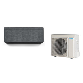 Climatiseur Mural Réversible DAIKIN Stylish 5,0 kW Effet Tissu Gris - Mono-split R32 Wi-Fi (FTXA50DG / RXA50B8)