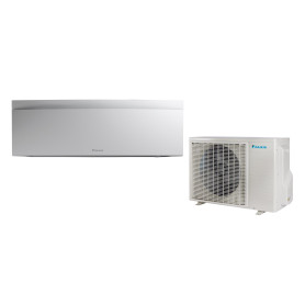 Climatiseur Mural Réversible DAIKIN Emura Optimised Heating 3,0 kW Blanc - Grand Froid -25 °C, R32 Wi-Fi (FTXTJ30AW / RXTJ30A)