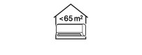 Climatiseur mural pour une pièce de 0 à 65 m², Clim grande surface