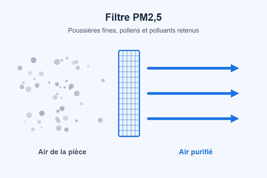 Filtre PM2,5 du climatiseur Panasonic BZ 6,0 kW
