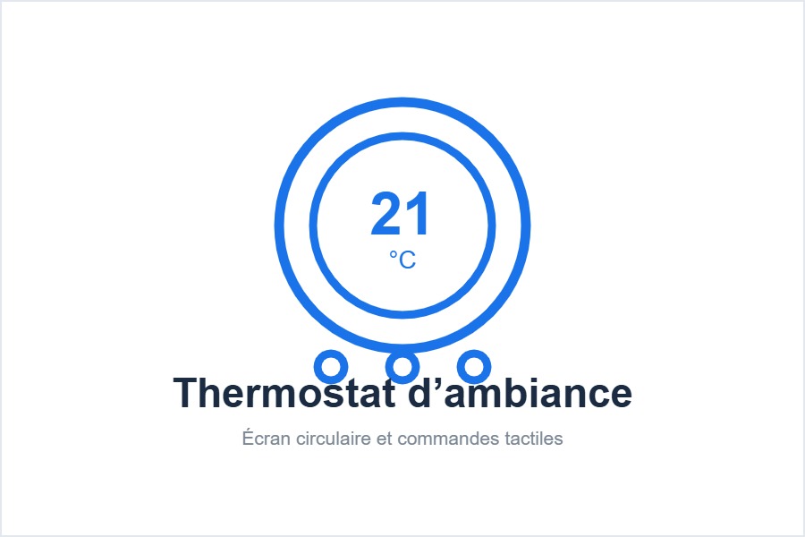 Thermostat d’ambiance Daikin Madoka à écran circulaire
