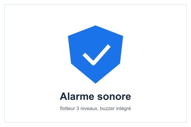 Alarme sonore intégrée de la pompe de relevage Eckerle EE600+