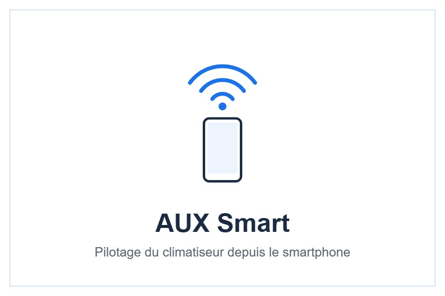 Application AUX Smart pour pack multi-split