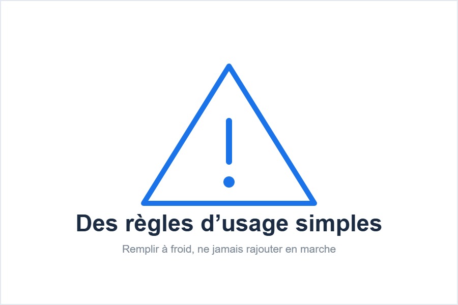 Consignes de sécurité pour une cheminée bioéthanol