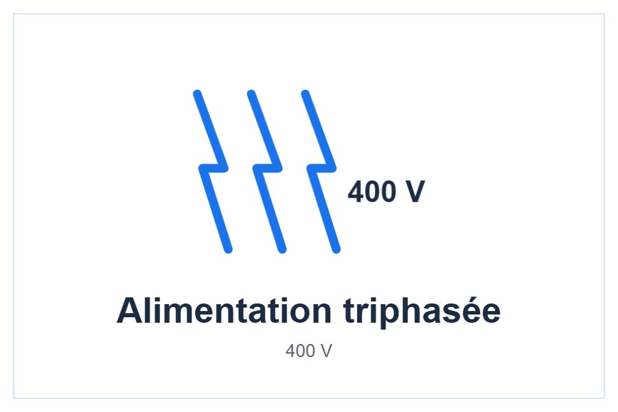 Alimentation triphasée 400 V