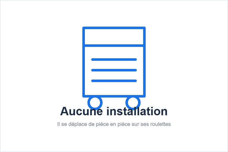 Climatiseur mobile AUX AM-12C4A4 sur roulettes