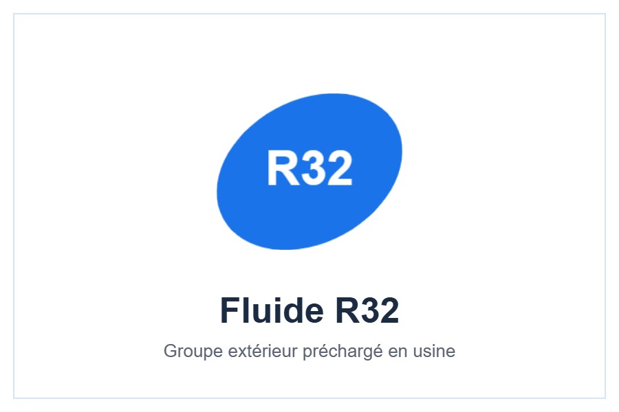Réfrigérant R32 du climatiseur LG