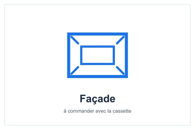Façade de cassette LG