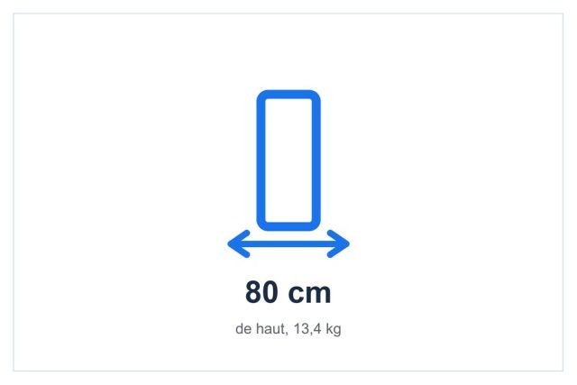 Purificateur de 80 cm de haut