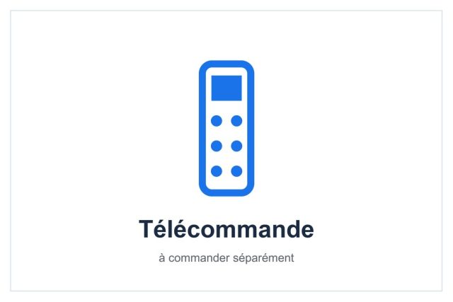 Télécommande à commander séparément