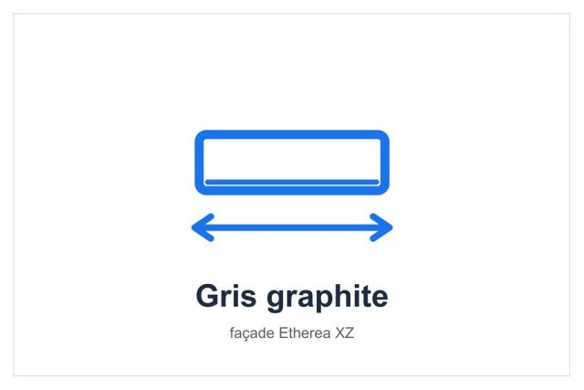 Finition gris graphite de l’Etherea