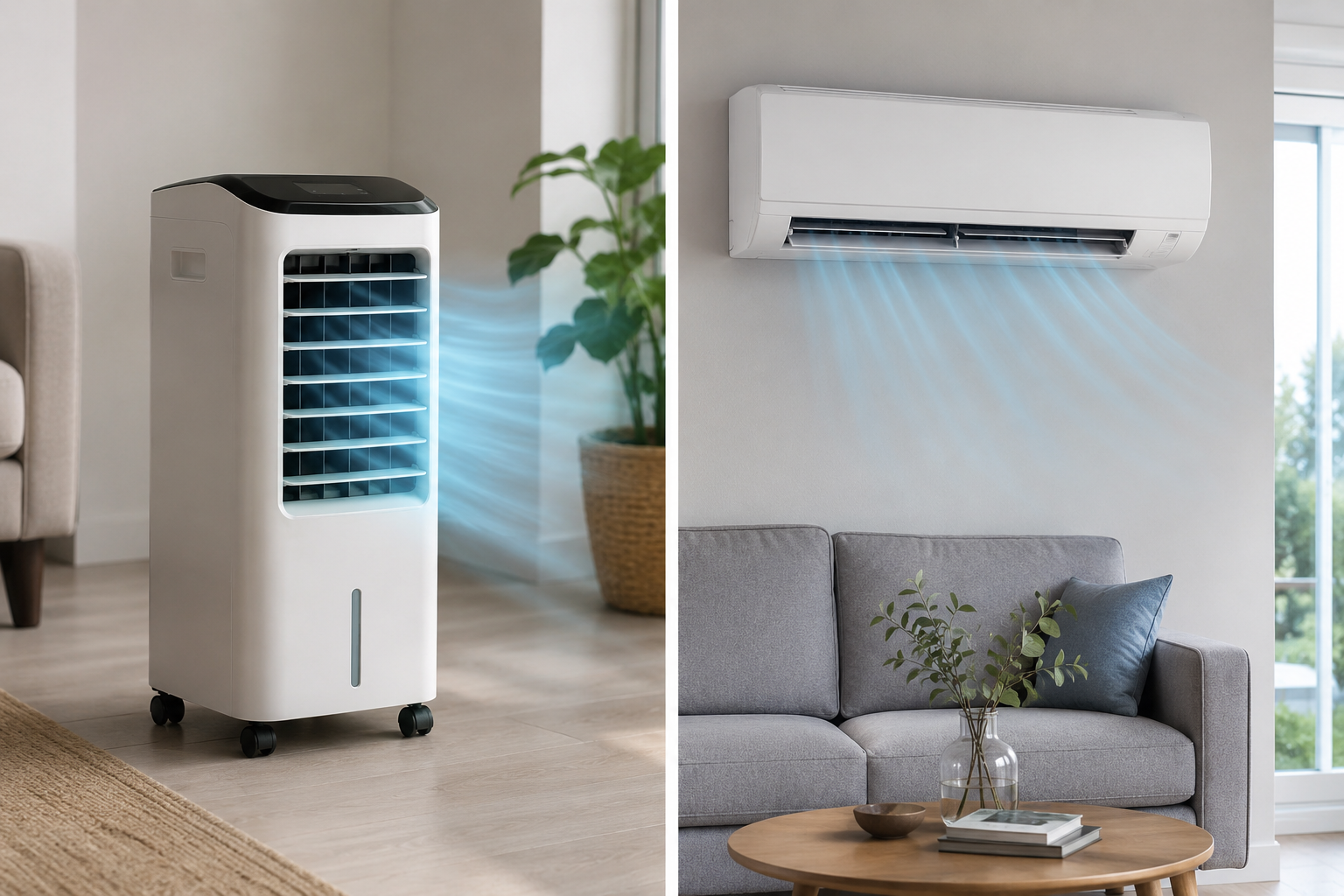 Rafraichisseur d'air ou climatiseur
