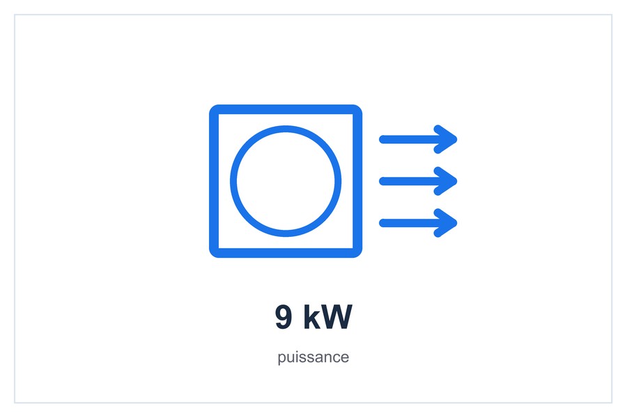 9 kW puissance